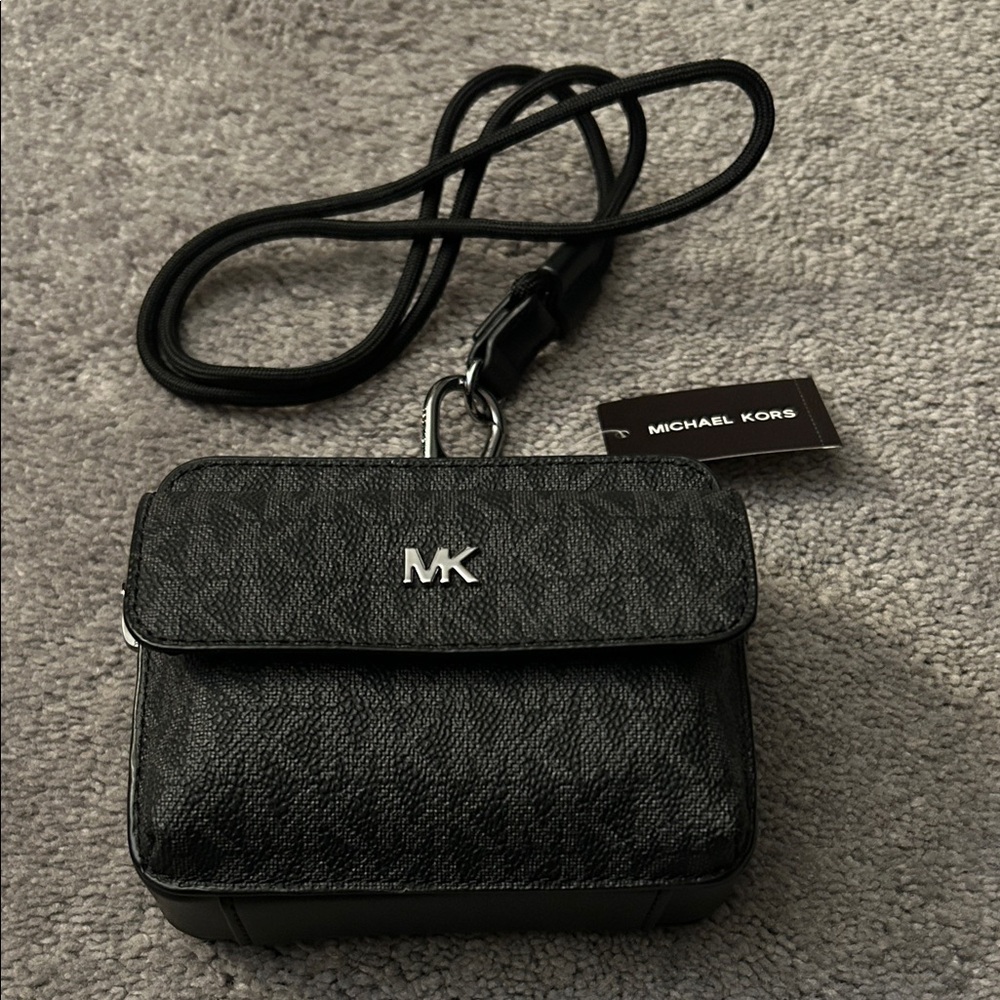 Michael Kors Textured Black Mini Bag